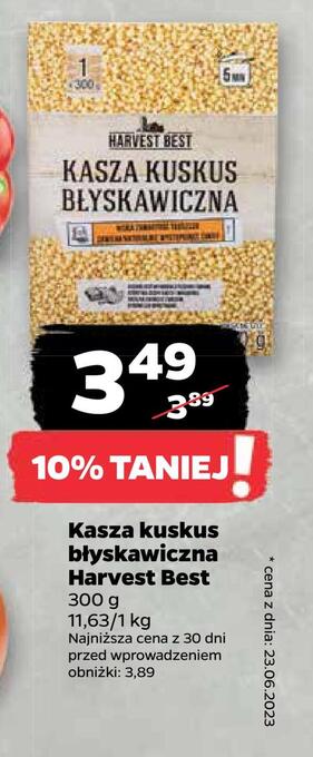 Netto Kasza kuskus błyskawiczna harvest best oferta