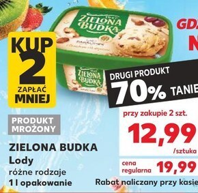Kaufland Zielona budka lody bakaliowe 1000 ml oferta