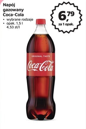 Odido Coca-cola napój gazowany 1,5 l oferta