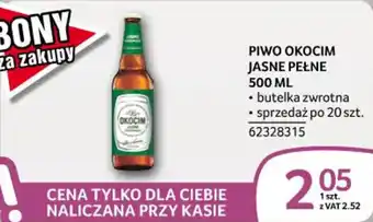 Selgros PIWO OKOCIM JASNE PEŁNE 500ML oferta