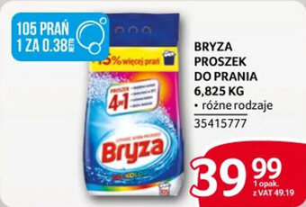 Selgros BRYZA PROSZEK DO PRANIA 6,825 KG oferta
