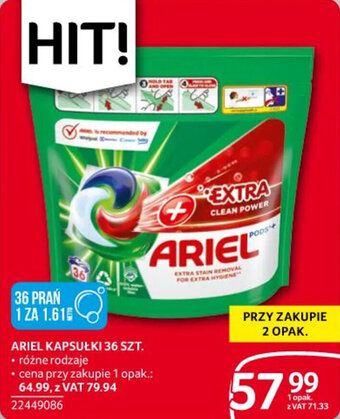 Selgros ARIEL KAPSUŁKI 36 SZT. oferta