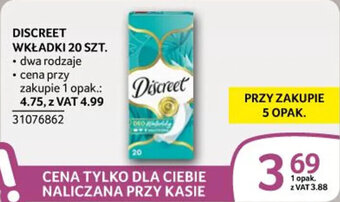 Selgros DISCREET WKŁADKI 20 SZT. oferta