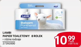 Selgros LAMBI PAPIER TOALETOWY 8 ROLEK oferta