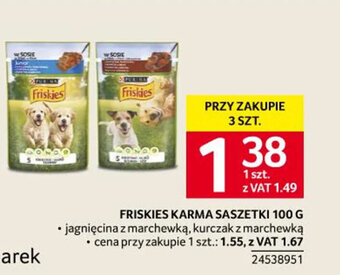Selgros FRISKIES KARMA SASZETKI 100 G oferta