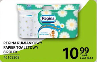 Selgros REGINA RUMIANKOWY PAPIER TOALETOWY 8 ROLEK oferta