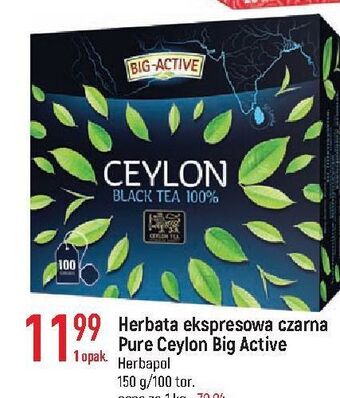 E.Leclerc Herbata big-active black tea 100% oferta