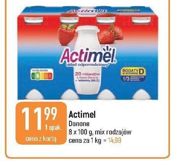 E.Leclerc Jogurt truskawka danone actimel oferta