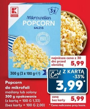 Kaufland Popcorn oferta