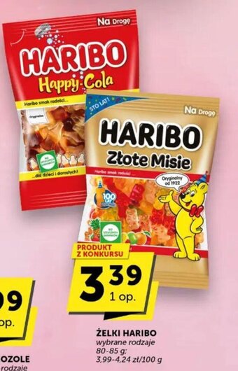 ABC ŻELKI HARIBO 80-85 g oferta