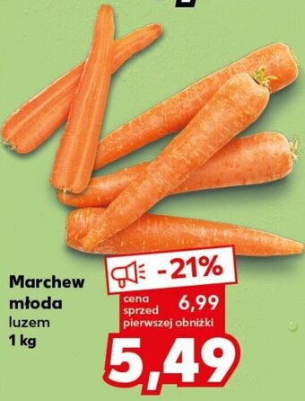 Kaufland Marchew młoda luzem 1 kg oferta