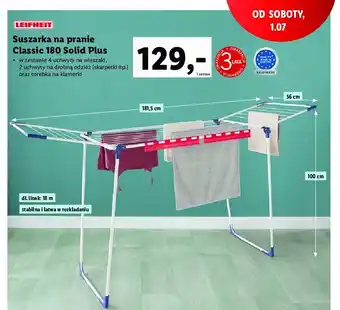 Lidl Suszarka classic 180 solid oferta