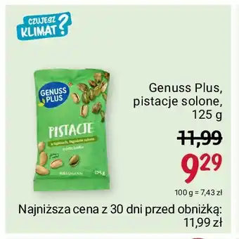 Rossmann Pistacje solone oferta