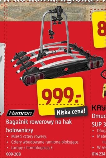 Jula Bagażnik rowerowy na hak holowniczy oferta
