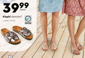 Biedronka Klapki damskie 37-40 cleve oferta