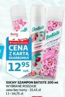 Auchan Szampon do włosów suchy cherry batiste dry shampoo oferta