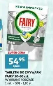 Auchan Tabletki do zmywarek lemon fairy platinum oferta