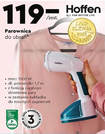 Parownica do ubrań 1500 w hoffen