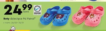 Biedronka Buty dziecięce psi patrol oferta