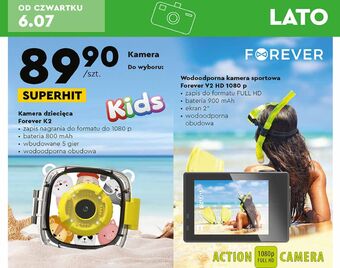 Biedronka Kamera dziecięca k2 forever oferta