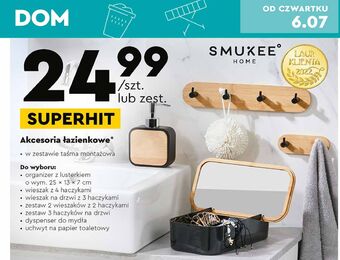 Biedronka Organizer z lusterkiem smukee home oferta