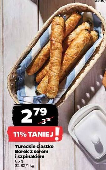 Netto Ciastko borek z serem i szpinakiem oferta