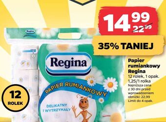 Netto Papier toaletowy rumiankowy regina oferta