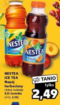 Kaufland Herbata mrożona peach nestea oferta