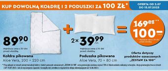 Biedronka Poduszka pikowana aloe vera 70 x 80 cm oferta