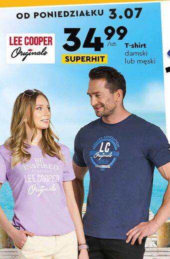 Biedronka T-shirt damski lee cooper oferta