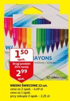 Auchan Kredki świecowe oferta