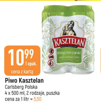 E.Leclerc Piwo Kasztelan Carlsberg Polska 4x500ml oferta