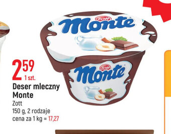 E.Leclerc Deser mleczny Monte Zott 150g oferta