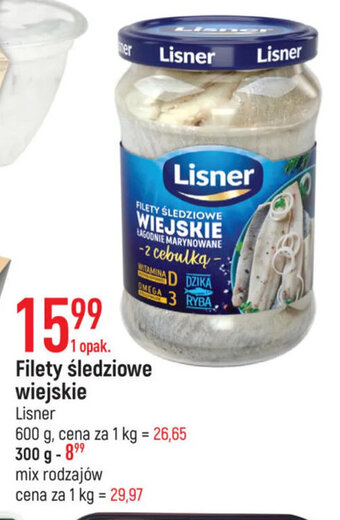 E.Leclerc Filety śledziowe wiejskie 600g oferta