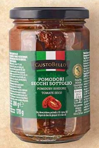 Biedronka Pomidory suszone gusto bello oferta