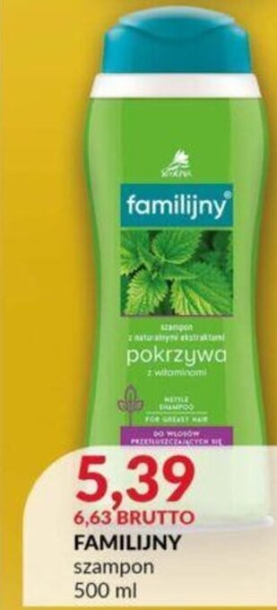 Eurocash FAMILIJNY szampon 500 ml oferta