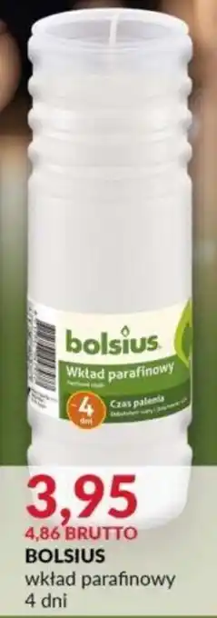 Eurocash BOLSIUS wkład parafinowy 4 dni oferta