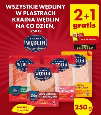 Biedronka WSZYSTKIE WĘDLINY W PLASTRACH KRAINA WĘDLIN NA CO DZIEŃ, 250g oferta