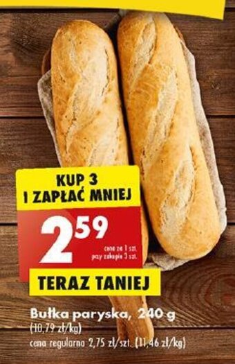 Biedronka Bułka paryska, 240 g oferta