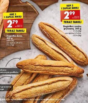 Biedronka Bagietka z mąką gryczaną, 265 g oferta
