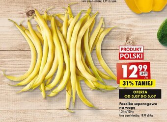 Biedronka Fasolka szparagowa na wagę 1kg oferta