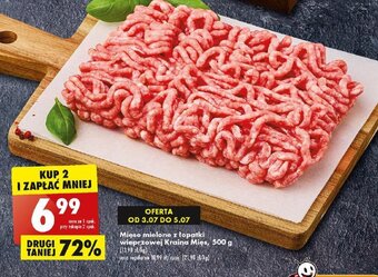 Biedronka Mięso mielone z łopatki wieprzowej Kraina Mięs, 500 g oferta