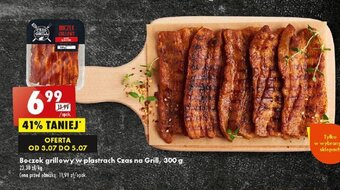 Biedronka Boczek grillowy w plastrach Czas na Grill, 300 g oferta