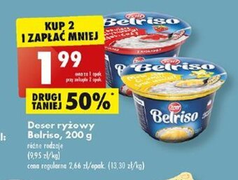 Biedronka Deser ryżowy Belriso, 200 g oferta