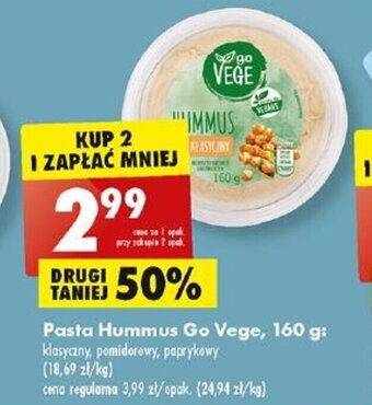 Pasta Hummus Go Vege, 160 g