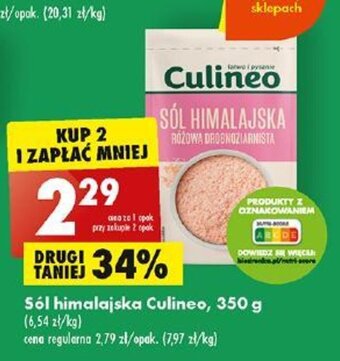 Biedronka Sól himalajska Culineo, 350 g oferta