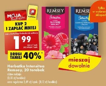 Biedronka Herbatka Intensitea Remsey, 20 torebek oferta