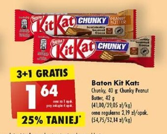 Biedronka Baton Kit Kat: Chunky, 40 g oferta