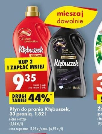 Biedronka Płyn do prania Kłębuszek, 33 prania, 1,82 l oferta