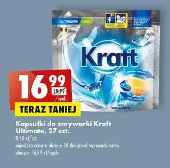 Biedronka Kapsułki do zmywarki Kraft Ultimate, 27 szt. / opak. oferta